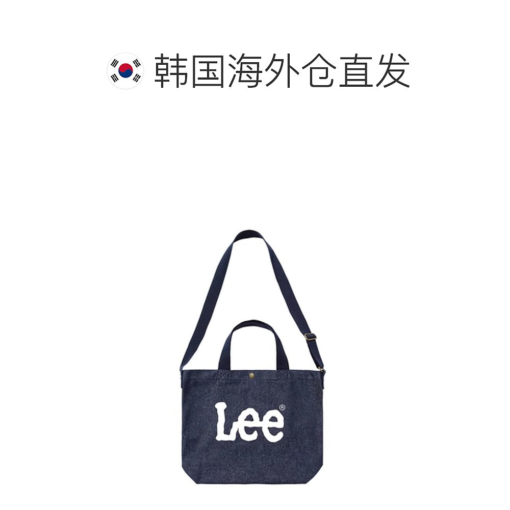 Lee 韩国直邮lee 大Logo帆布包BG03简约时尚手提包斜挎包男女同款 188.46元