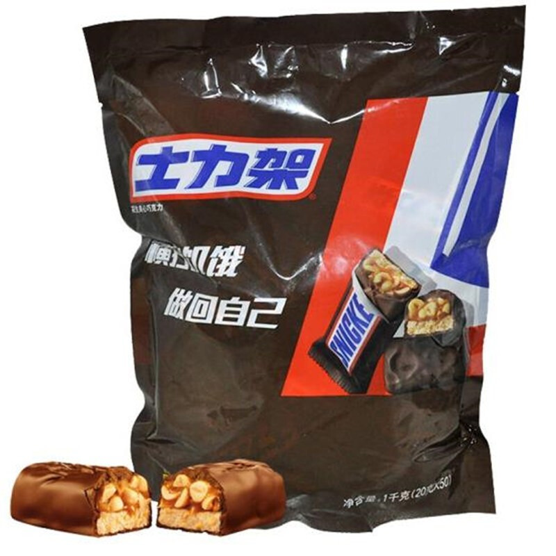 88VIP：SNICKERS 士力架 花生夹心巧克力 1kg 50.11元（需用券）