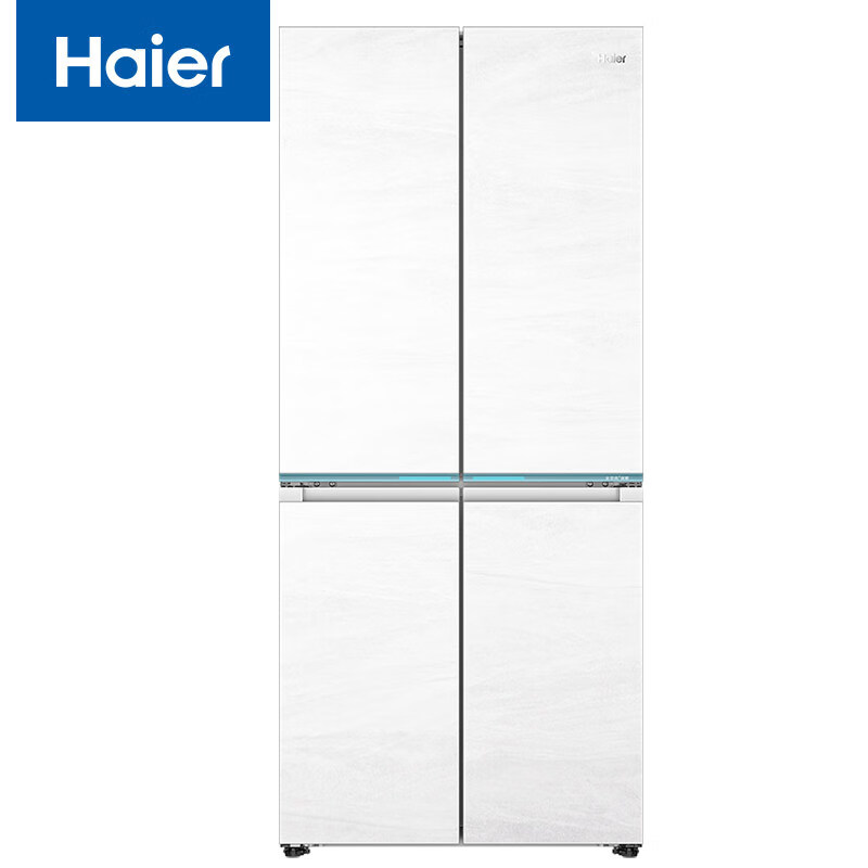 Haier 海尔 白巧系列475L全空间保鲜超薄零嵌十字一级能效嵌入式60cm以下BCD-475