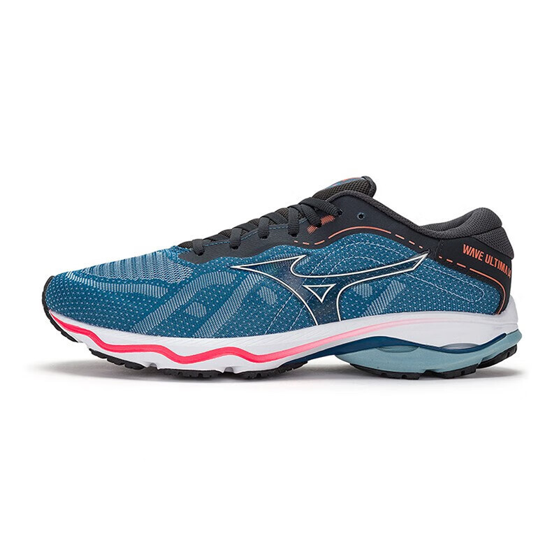 Mizuno 美津浓 Wave Ultima 14 男子跑鞋 J1GC231801 暗蓝/灰白色/亮红色 44.5 330.91元（