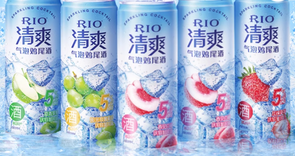 RIO 清爽鸡尾酒+强爽组合 330ml*5罐