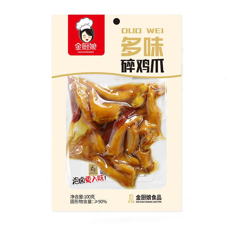 金厨娘 多味碎爪 100g*3包 7.64元包邮（需拼购）