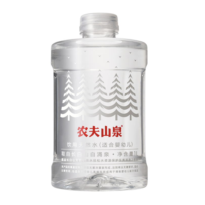 NONGFU SPRING 农夫山泉 婴幼儿饮用水 整箱装 1L*12瓶 76元（需用券）