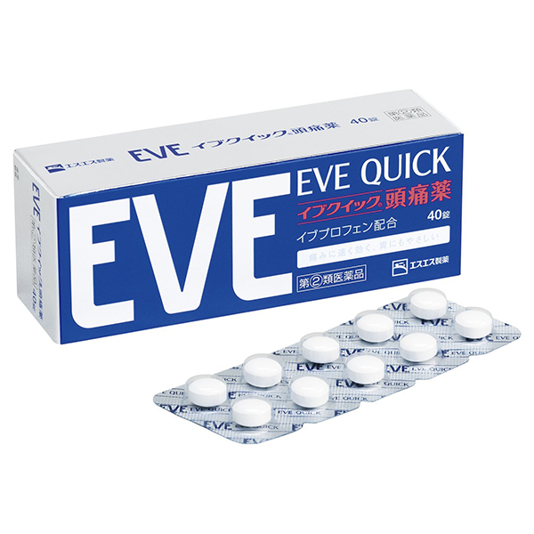 家中常备:白兔制药 eve quick 头痛药 40片 日淘 3.8折 jpy$775($40)