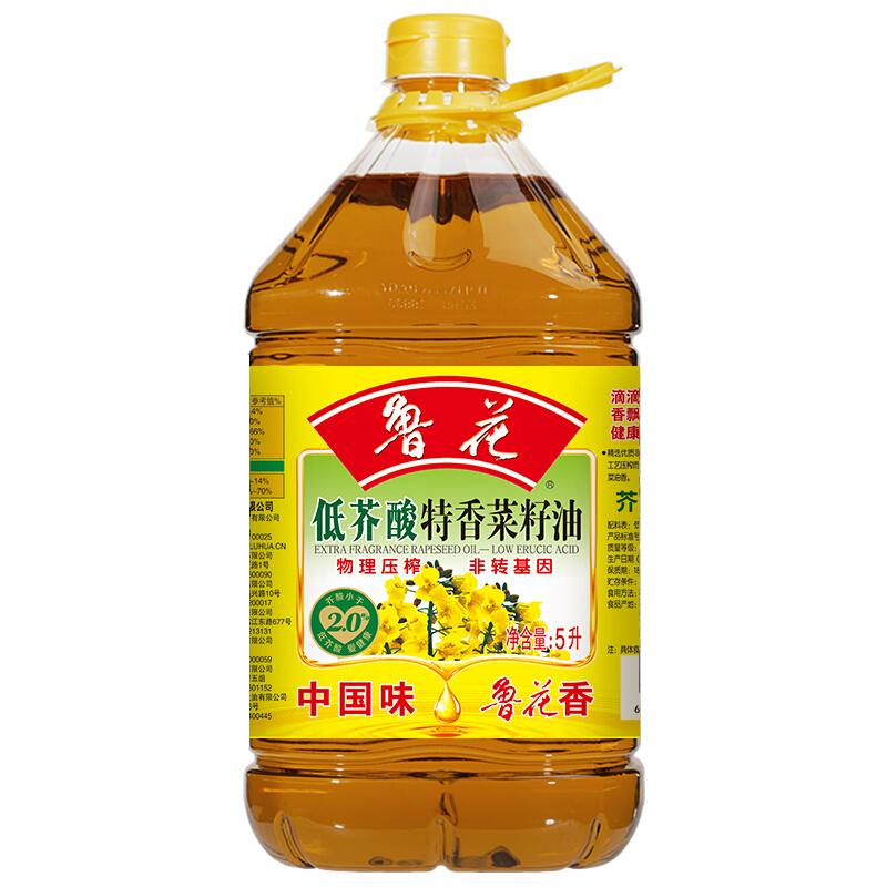 luhua 鲁花 低芥酸特香菜籽油 5L 89.9元（需用券）