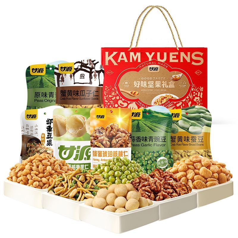 KAM YUEN 甘源 好味坚果礼端午节 好味坚果礼 727g 40元（需用券）