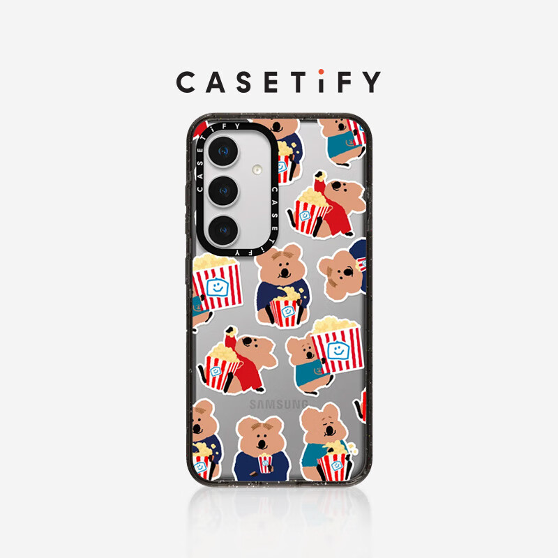 CASETiFY 憨萌柿子熊与微笑爆米花 适用于三星Samsung Galaxy S24 三星手机壳 459元