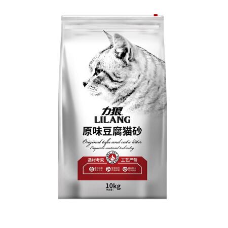 LILANG 力狼 豆腐猫砂活性炭除臭猫沙吸水结团 原味豆腐猫砂-10kg20斤 69元