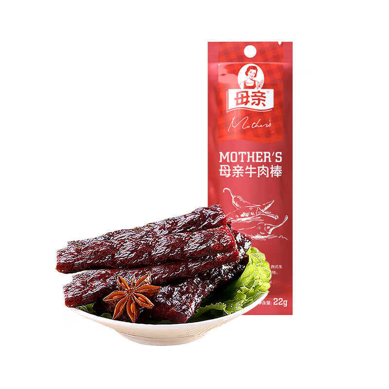 母亲 牛肉棒(辣味)22g（任选16件） 3.69元（需用券）