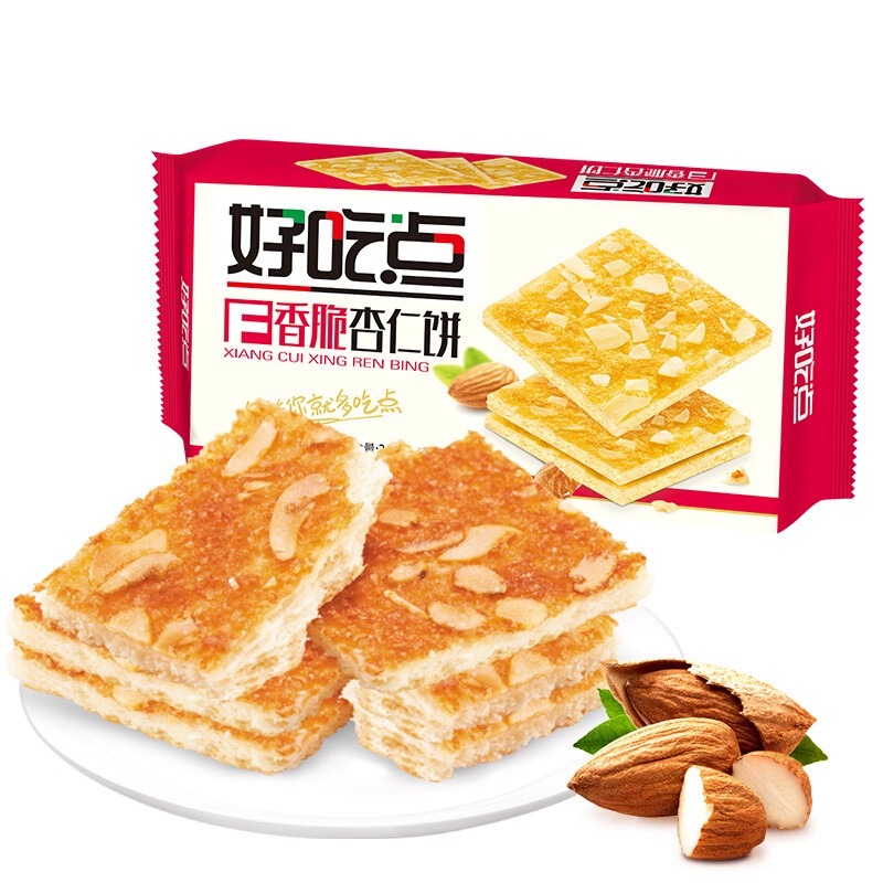 好吃点 香脆杏仁饼 208g 6.72元