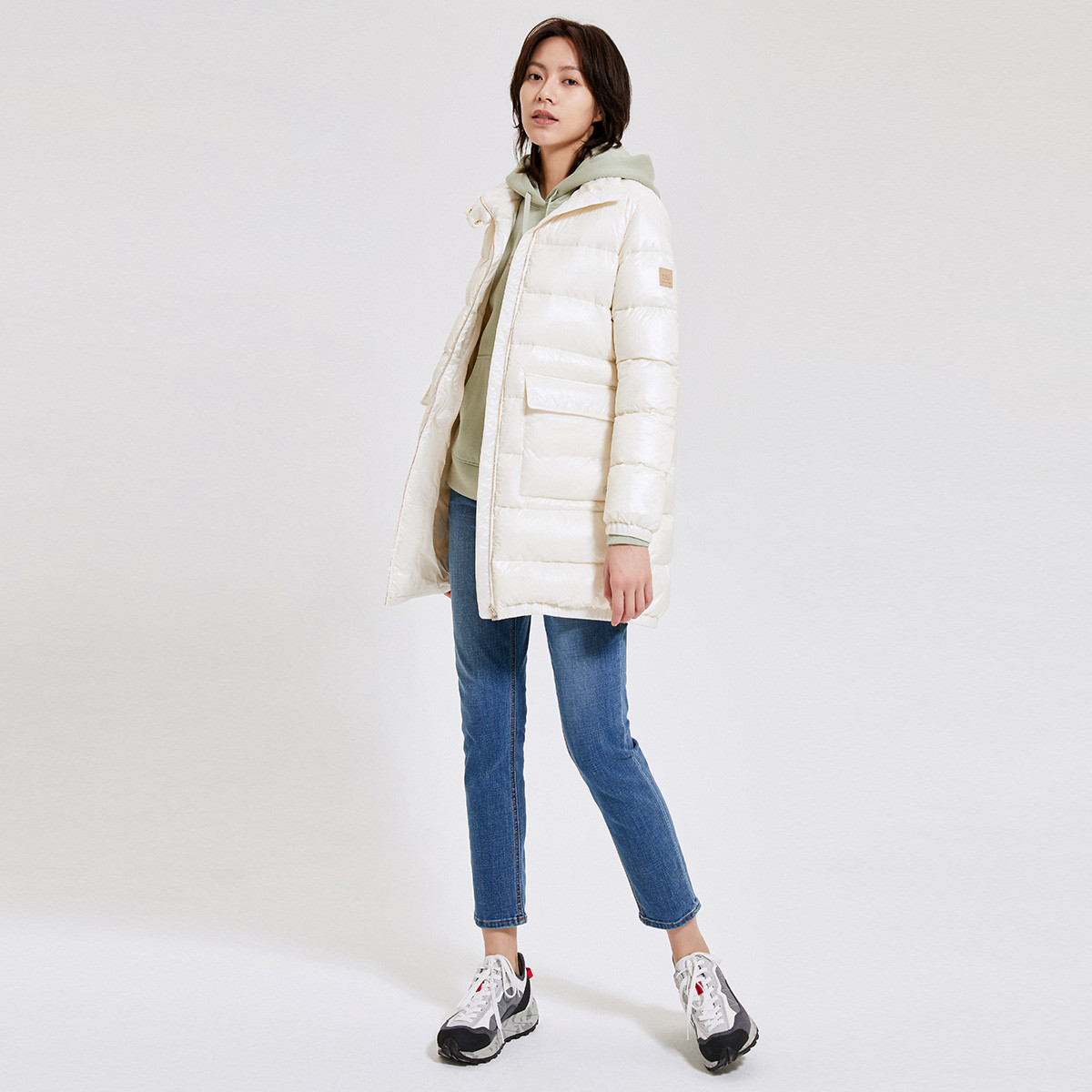 KOLON SPORT 可隆羽绒上衣女款户外大鹅绒保暖羽绒夹克轻中量羽绒服 ￥1450