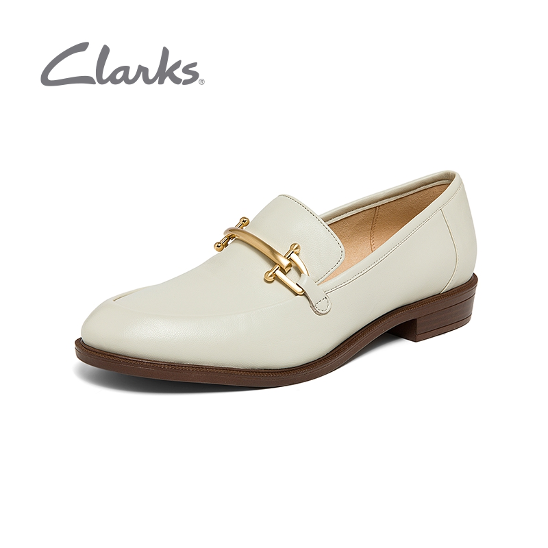 Clarks 其乐 女鞋秋季时尚乐福鞋舒适优雅单鞋一脚蹬英伦鞋子女 278.56元（需