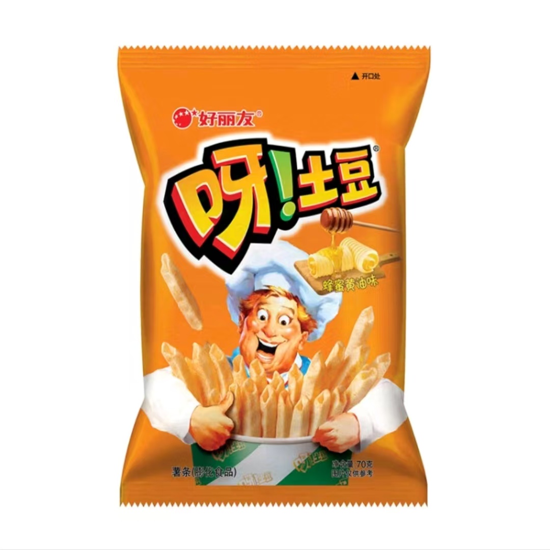 Orion 好丽友 呀土豆 蜂蜜黄油味 70g（任选5件） 3.94元（需买5件，需用券）