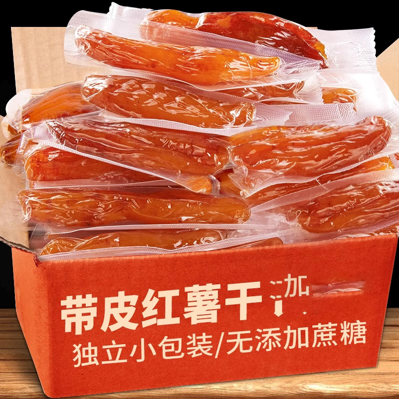 七点食分 倒蒸红薯干农500g ￥11.9