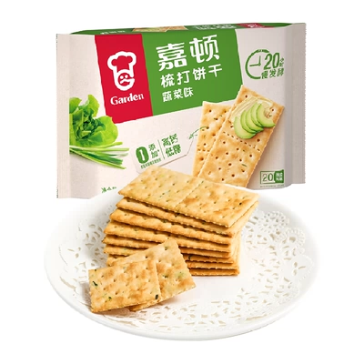嘉顿 苏打饼干 香葱咸味 儿童零食 1件 8.55元+0.85元金币
