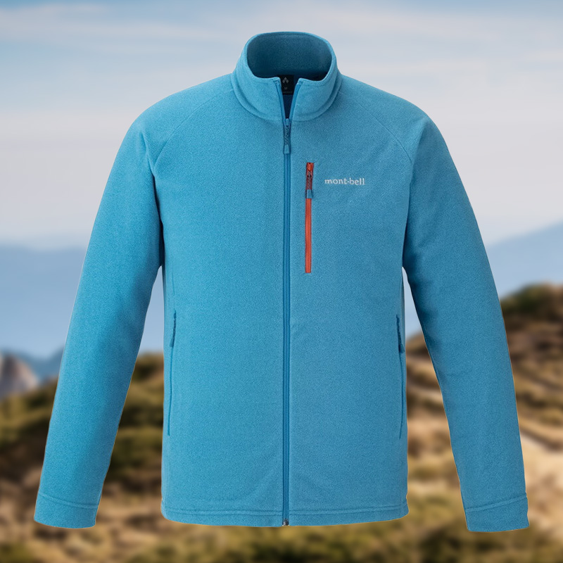 mont·bell 户外运动秋冬轻量保暖抓绒拉链内胆外套男抓绒衣 374元（需用券）