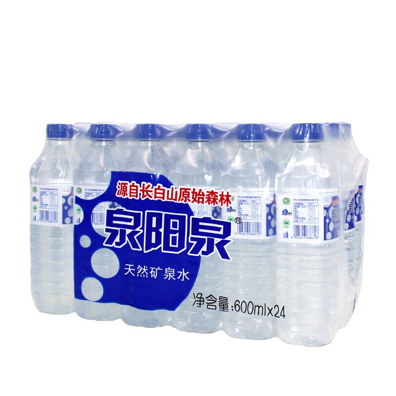 泉阳泉 长白山天然矿泉水 600ml*24瓶新老包装随机发货 600mL24瓶 28.8元（需用