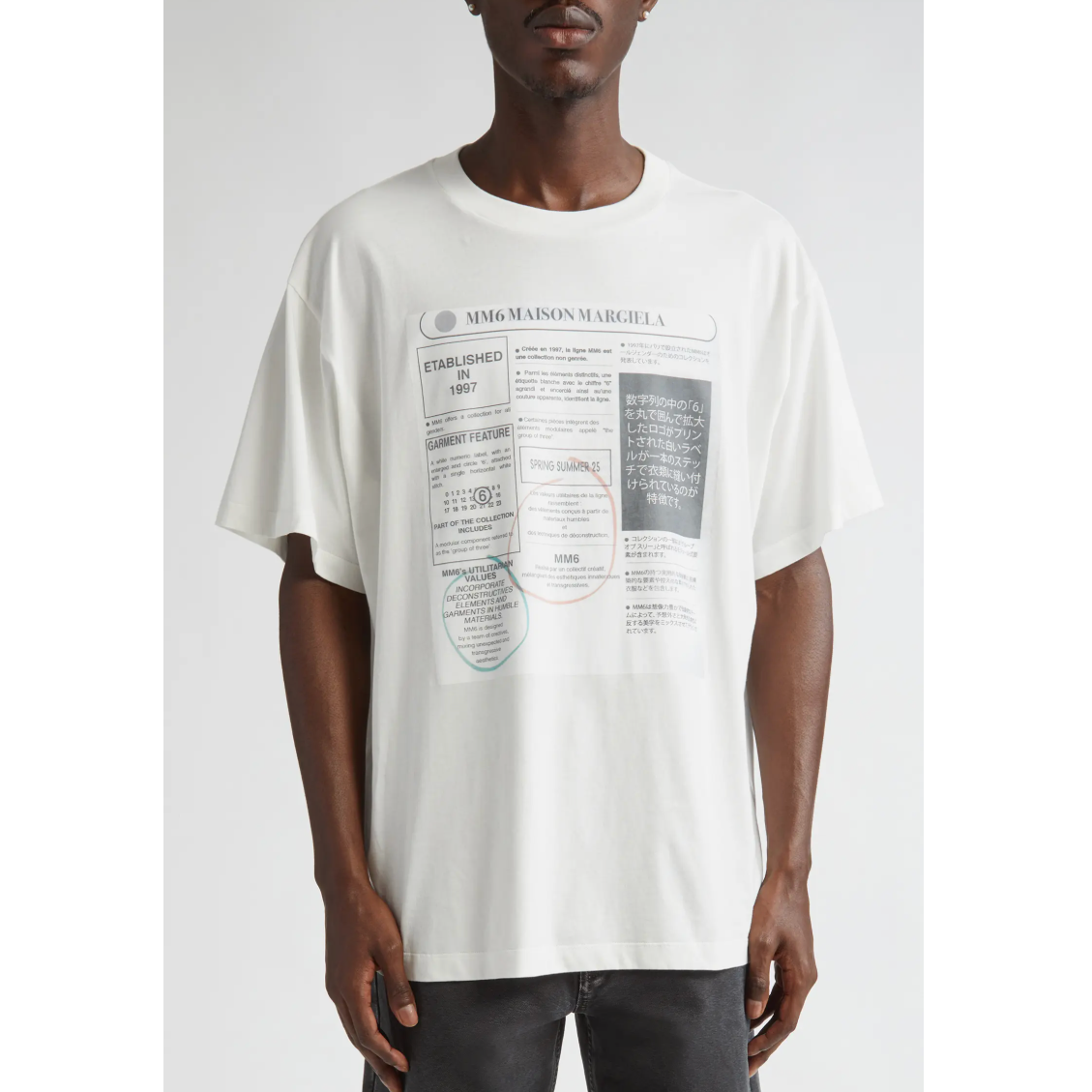 MM6 Maison Margiela 新款報紙T恤 6折 $189（約1361.93元）