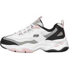 SKECHERS 斯凯奇 D'LITES 女子休闲运动鞋 149492/WBPK 白色/黑色/粉红色 35.5 350.55元