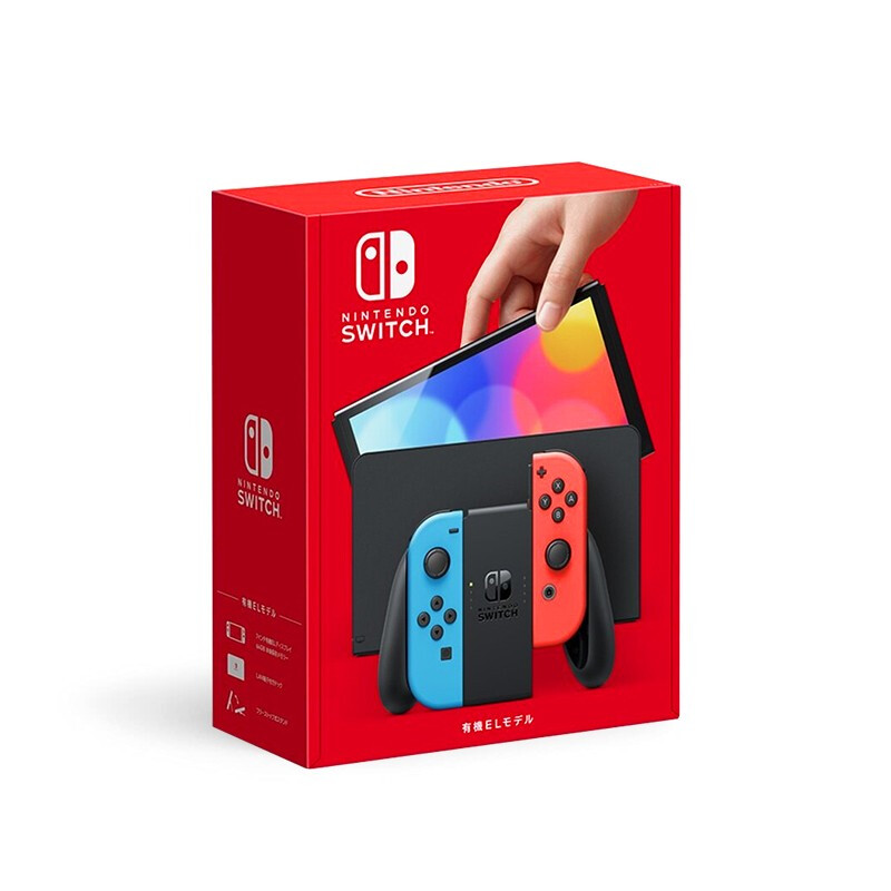 国家补贴：Nintendo 任天堂 Switch OLED 港版 游戏主机 红蓝色 1509.01元