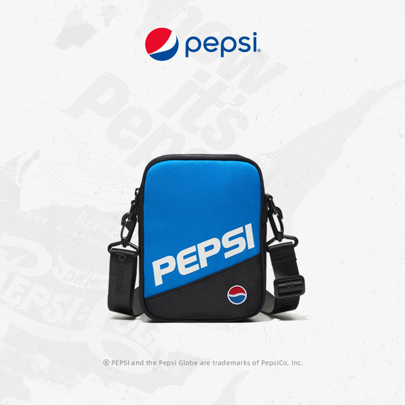 百亿补贴：pepsi 百事 潮流2024新款运动斜挎情侣休闲时尚耐磨小方包 92.99元