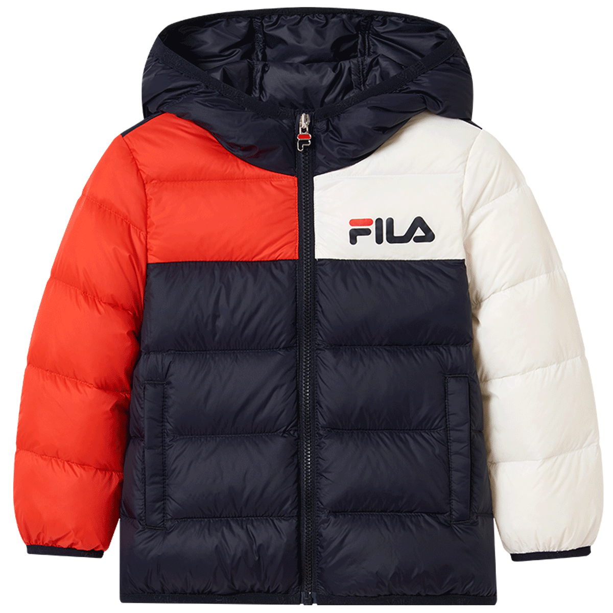 超级VIP、需首购：FILA 抗菌男幼童连帽羽绒服 80-90 183元（需领券）