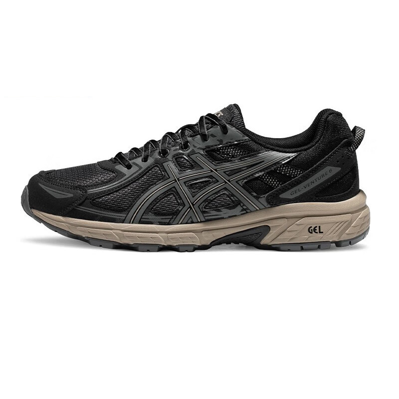 ASICS 亚瑟士 Gel-venture 6 男子越野跑鞋 1011B550-002 黑灰色 42 303.76元（需买2件，