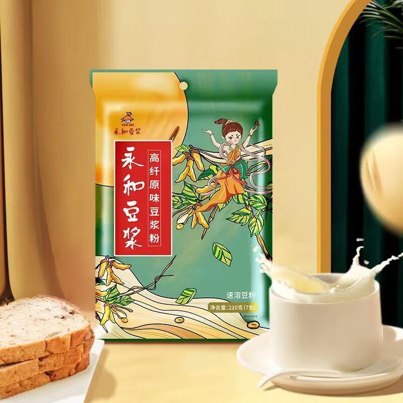 YON HO 永和豆浆 原味豆浆粉 210g*3包 19.65元（需用券）