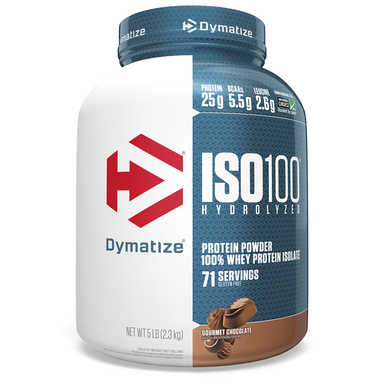 Dymatize 狄马泰斯 ISO100系列 水解乳清蛋白粉 巧克力味 5磅 579元（需用券）