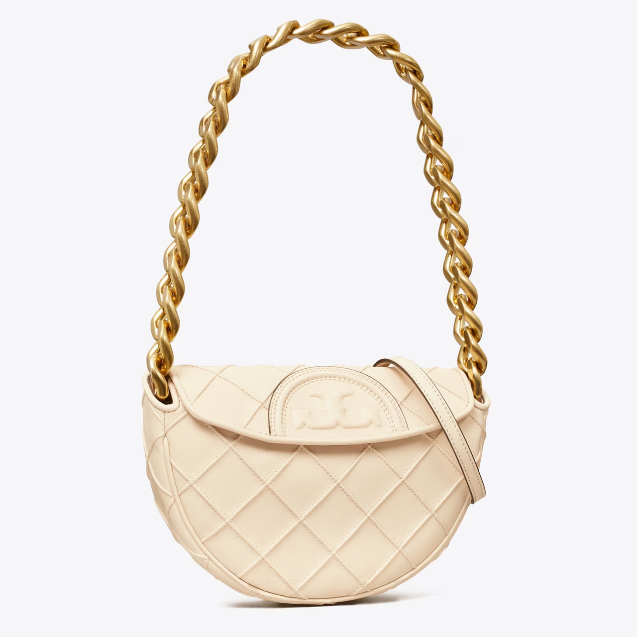 Tory Burch 汤丽柏琦 Mini Fleming Crescent 单肩包 5.3折 $262（约1917.66元）