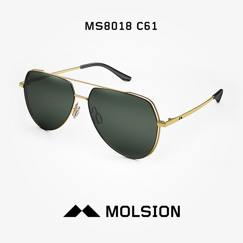 MOLSION 陌森 偏光复古镜蛤蟆镜 MS8018 399元（需用券）