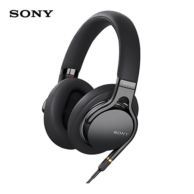 SONY 索尼 MDR-1AM2 耳罩式头戴式有线耳机 黑色 1372.3元（需用券）