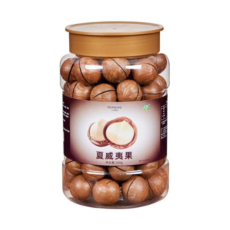 FUXIAN 浮闲 夏威夷果 500g/罐 29.9元（需用券）