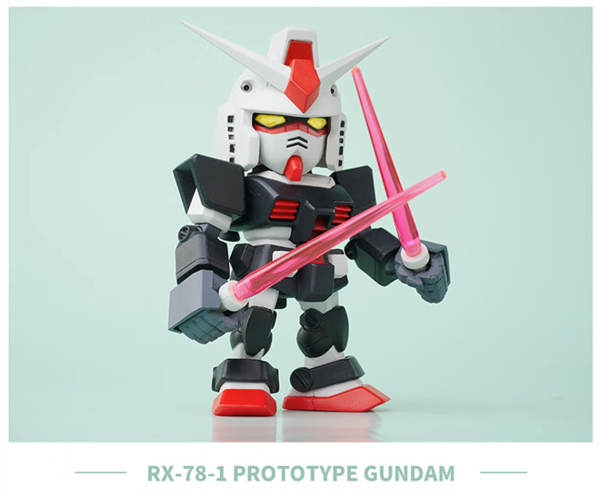 BANDAI 万代 RX-78 元祖高达 第二弹 QMSV mini高达盲盒