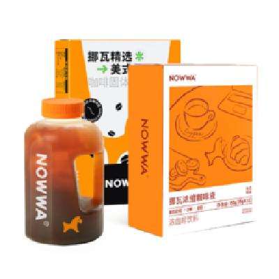 Nowwa 挪瓦咖啡 冰美式风味 浓缩咖啡粉10条+浓缩咖啡液10条 组合装 19.9元 包