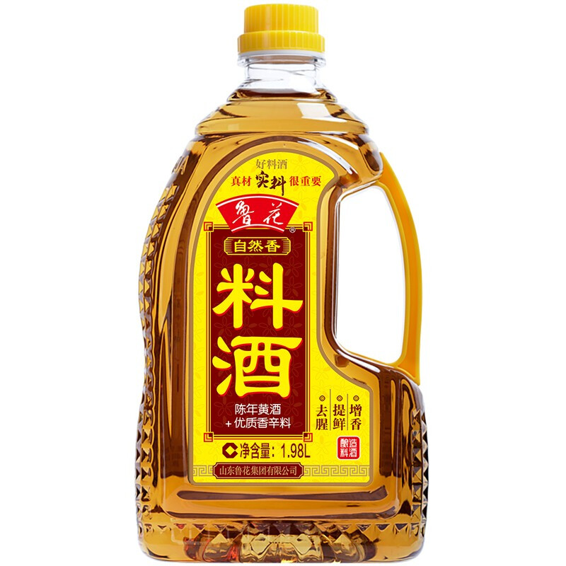 luhua 鲁花 自然香 料酒 1.98L 7.2元