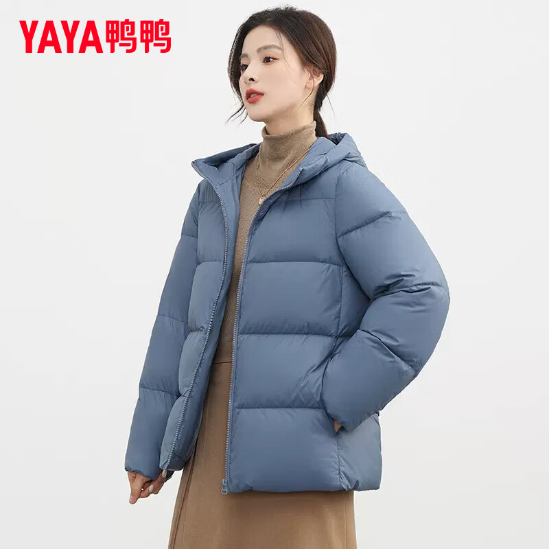 YAYA 鸭鸭羽绒服 鸭鸭 新国标羽绒服女短款冬面包服（多色可选） 76.06元（需