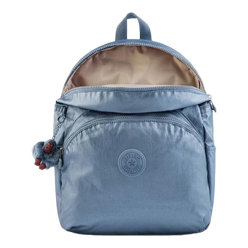 kipling 凯浦林男女款书包大容量双肩背包|CHANTRIA M 金属月蓝色 383元