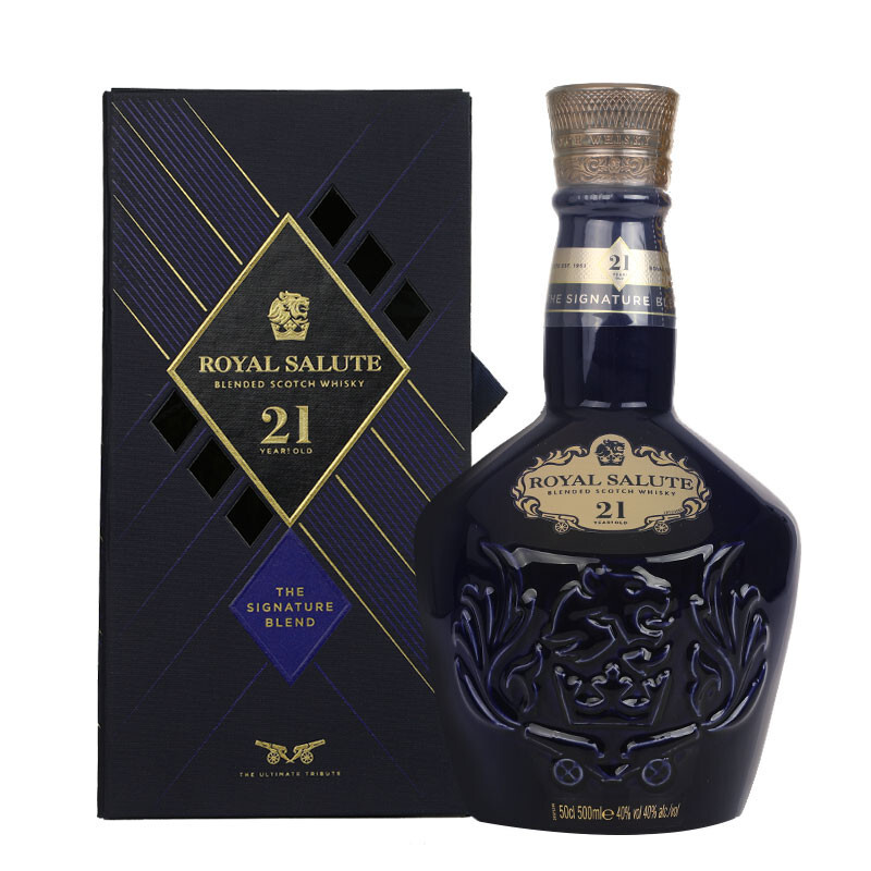 ROYAL SALUTE 皇家礼炮 21年 调和 苏格兰威士忌 40%vol 500ml 680元