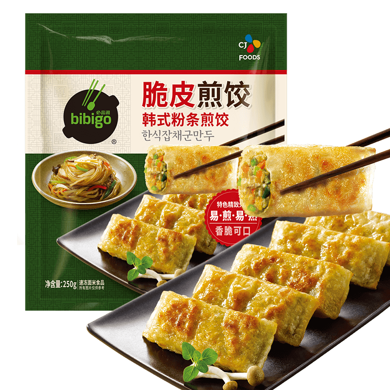 bibigo 必品阁 脆皮煎饺 粉条煎饺250g（任选8件） 7.3元（需买5件，需用券）