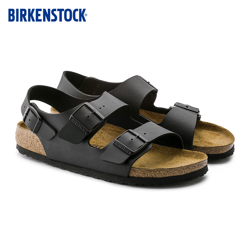 Birkenstock 勃肯软木凉鞋男女款双扣进口凉鞋Milano系列 589元（需用券）