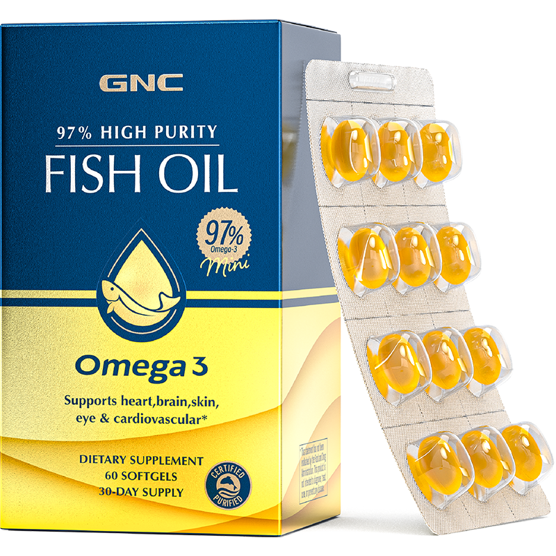 健安喜 高纯度高含量皇冠97鱼油 60粒 65.55元