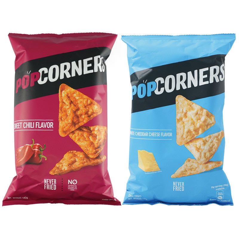 88VIP：POPCORNERS 哔啵脆 玉米脆片142g*2袋 膨化休闲零食 12.98元（需用券）