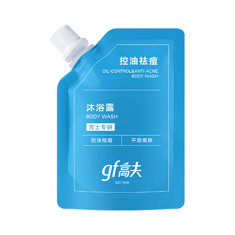 高夫控油祛痘沐浴露 50ml 1.8元