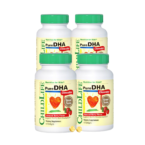 20点开始：CHILDLIFE 宝宝藻油DHA 90粒*4 279.89元（需用券）