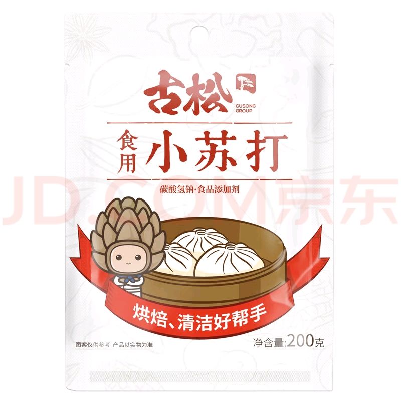 Gusong 古松食品 古松 食用小苏打 200g 1.24元