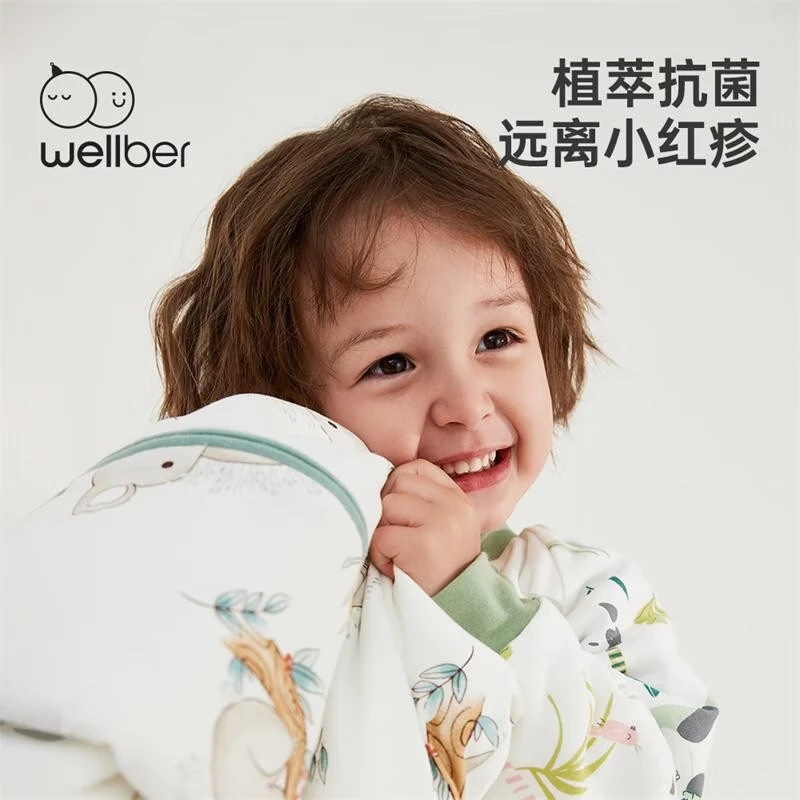 Wellber 威尔贝鲁 婴儿睡袋 竹海熊猫(双层)推荐20-25℃ 102.49元（需用券）