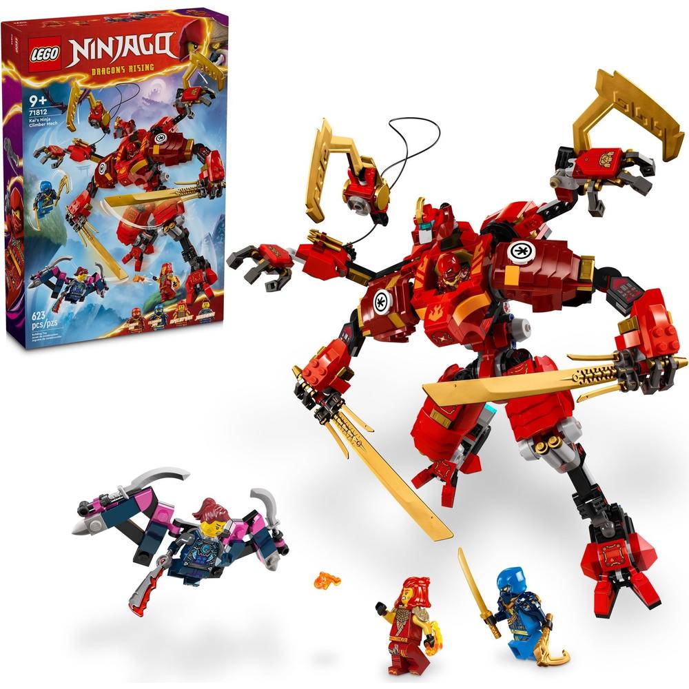 LEGO 乐高 Ninjago幻影忍者系列 71812 凯的忍者攀登者机甲 433.3元