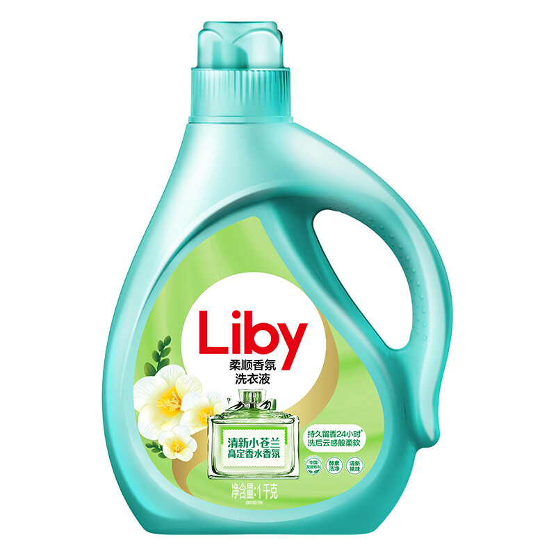 Liby 立白 柔顺香氛洗衣液 1kg 清新小苍兰 10.66元（需用券）