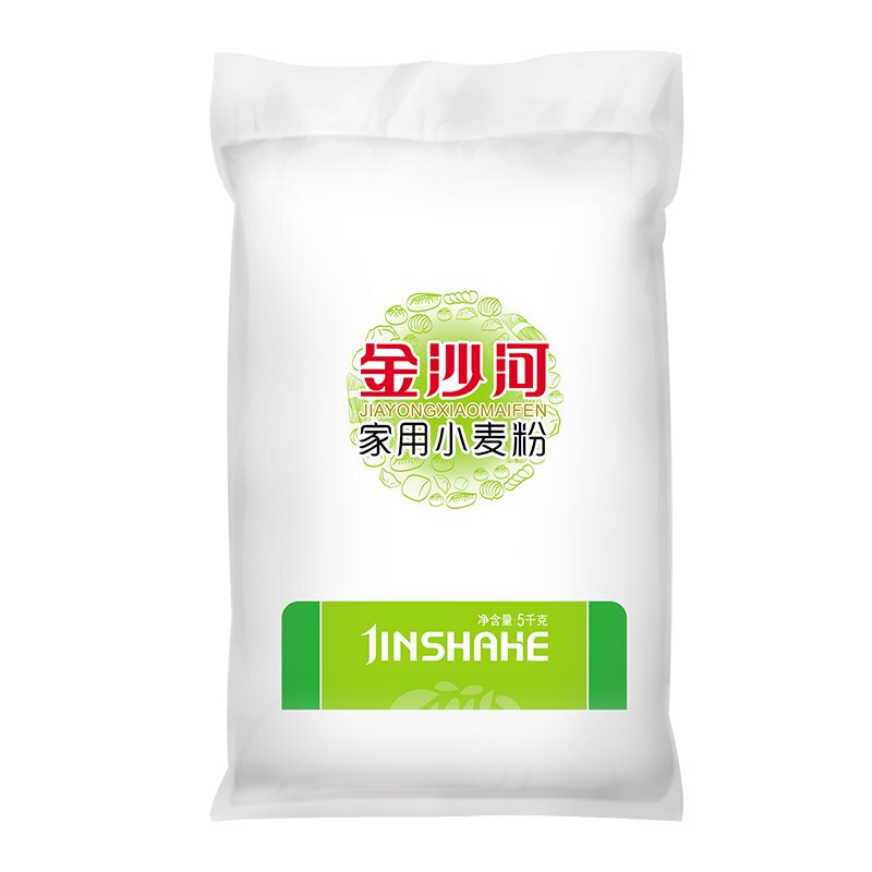 金沙河 家用小麦粉 5kg 14.55元（需用券）